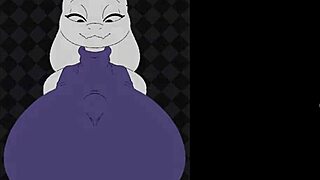 Toriel's Bigger Tits Get Banged and Titty Fucked in Sexy Game Cumshot