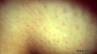 Petite skinny teen pounded by stepdad with loud hard moans