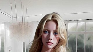 18yo Petite Athletic Blonde Rides You All Day in POV Animated Hentai