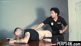 Straight guy fully complies with gay guard’s raw commands at perps4k