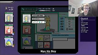 accidents lead to encounters at indoor pool in pokemon parody hentai game