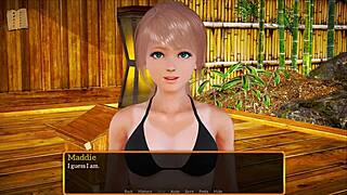 Blondine i spill utforsker het familielek med detaljerte knull