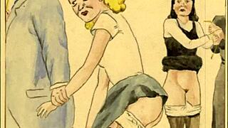 Ever seen a vintage erotic drawing like this?