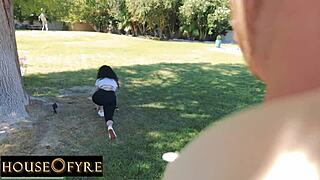 Pornstars picked up for wild cock sucking action