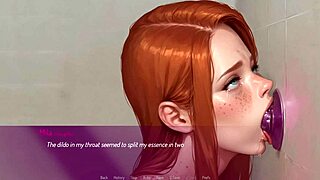 my redhead wife tries rough deepthroat on big cock in 3d hentai, but i typed wrong