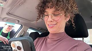 Stepmom Seduces Fast Food Worker During Outdoor Vlog. What Happens Next?