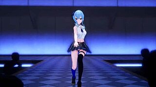 Wow, check out MMD R-18 Suisei stripping in Luvoratorrrrry!