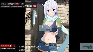 Chris AI feels intense in uncensored hentai