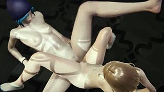 life is strange - chloe and maxine squirting orgasm - lesbian 3d porn