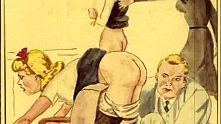 Ever seen a vintage erotic drawing like this?