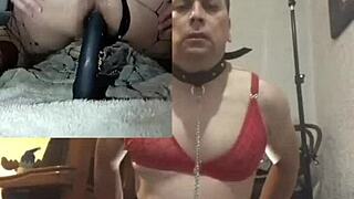 usando mis dos dildos pulpos a dos camaras