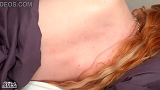 sharing bed with step sister's redhead friend creampie