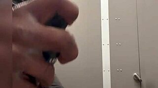 Unbelievable Home Depot Bathroom Jerkoff Caught on Cam! Public Gay Masturbation Gets Wild and Risky!