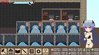 สไลม์ครอบครองปราสาทราชันย์ปีศาจในเรด 3D เฮนไทแบบดุเดือด