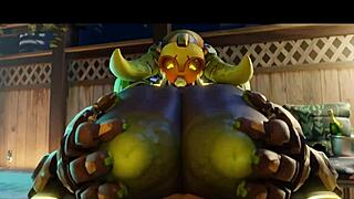 big 3d overwatch orisa compilation