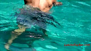 sex by the pool- latin gay teen 18+s fucking public reality blowjob hidden cam riding spying old outdoor oral