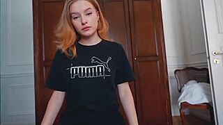 master bangs teen student hard on creaky bed