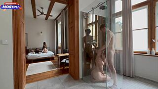 She said she didn’t mind joining our wild group fuck!