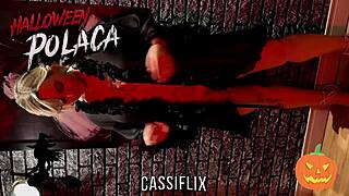 the naughty witch cast her spell and got a hard cock in her ass until she came