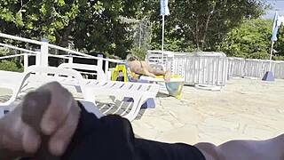 She helped me cum hard by the pool