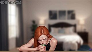 my redhead wife tries rough deepthroat on big cock in 3d hentai, but i typed wrong