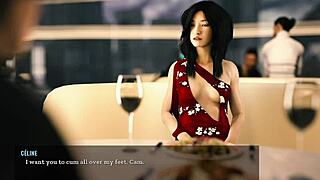 Footjob In Restaurant - Cute Outfit Sex In 3D Tales!