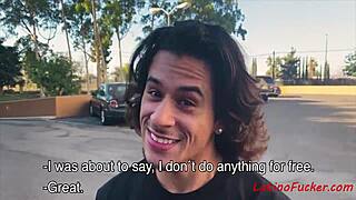 Brunette Latin Teen Rides for Cash in Gay Encounter