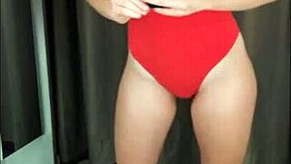 wow, check this perfect body girl in a fitting room compilation