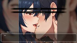 Blurring walls in romance hentai game ep 4, exhibitionist gf confesses