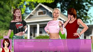 summer in the city, kissing my hot blonde lesbian friend feels unreal