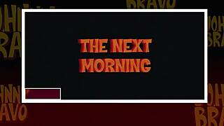 johnny bravo shows off his bravado in public antics