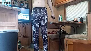 Friends camping alone in the wilderness