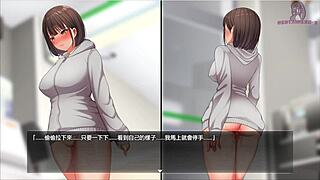 nude from waist down, she rushes to the convenience store and climaxes in excitement