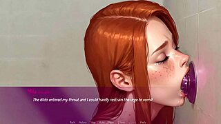 my redhead wife tries rough deepthroat on big cock in 3d hentai, but i typed wrong
