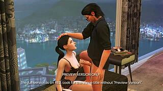 Birthday beats in 3d hentai preview with naughty sex