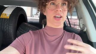 Stepmom Seduces Fast Food Worker During Outdoor Vlog. What Happens Next?