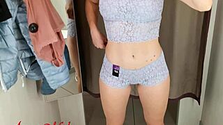 wow, check this perfect body girl in a fitting room compilation