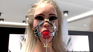 I’m obsessed with hardcore BDSM metal bondage by CyberCaptain.