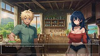 Blurring walls in romance hentai game ep 4, exhibitionist gf confesses