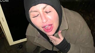 Cracky the blonde slut stars in a wild reality TV scene.