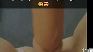 Sexting my best friend's dad on Snapchat till I cum hard 😏