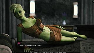 we're watching these lesbians fuck in 3d hentai game, aren't we?