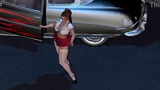 Hot Rod Dancer Alexxa Twerks Her Ass in Solo 3D Hentai Animation