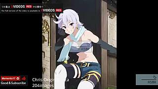 Chris AI feels intense in uncensored hentai