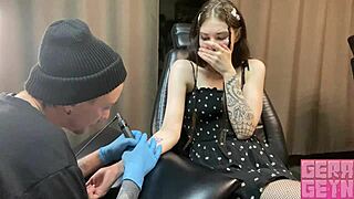 I thanked the tattoo artist with a blowjob and got candy