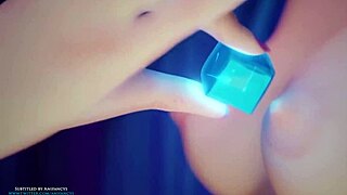 在这寒冷的天气里，动漫色情美女大屁股加热。看她们狂野阴户动作！