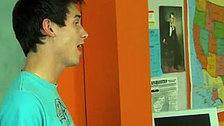 Adorable Gay Skyelr Bleu Banging Kalob Bridge After Blowjob