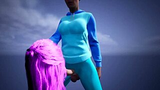 just watching these 3d futa teens dominate with deepthroat blowjobs