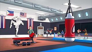 i bent over with my shaved pussy and small tits for doggystyle in summertime saga 248