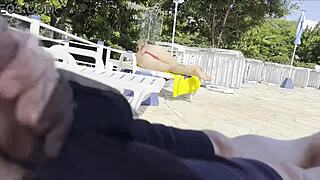 She helped me cum hard by the pool